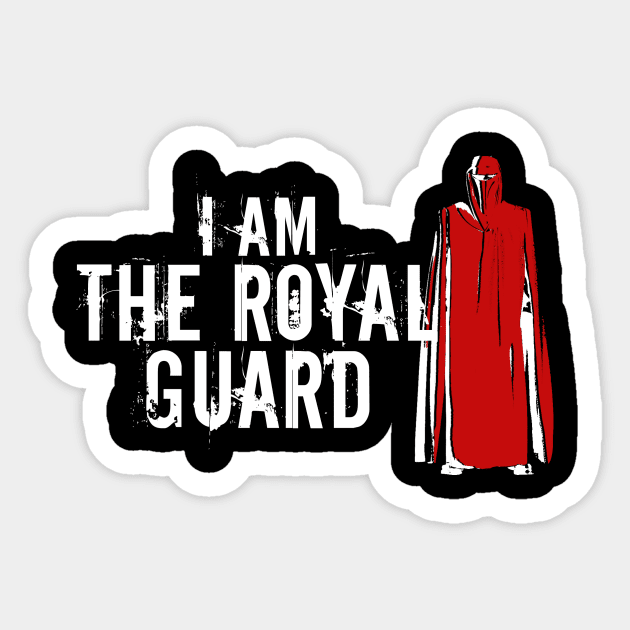 I Am The Royal Guard Sticker by MariaBelenIB